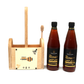 2 Sidr Honey Bottles + Wooden Gift Basket (1kg Each)