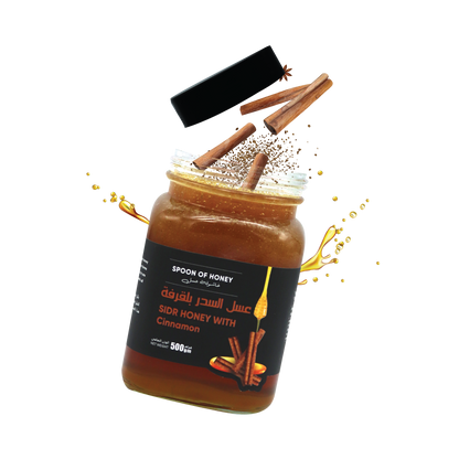Sidr Honey with Cinnamon (500gm Jar)